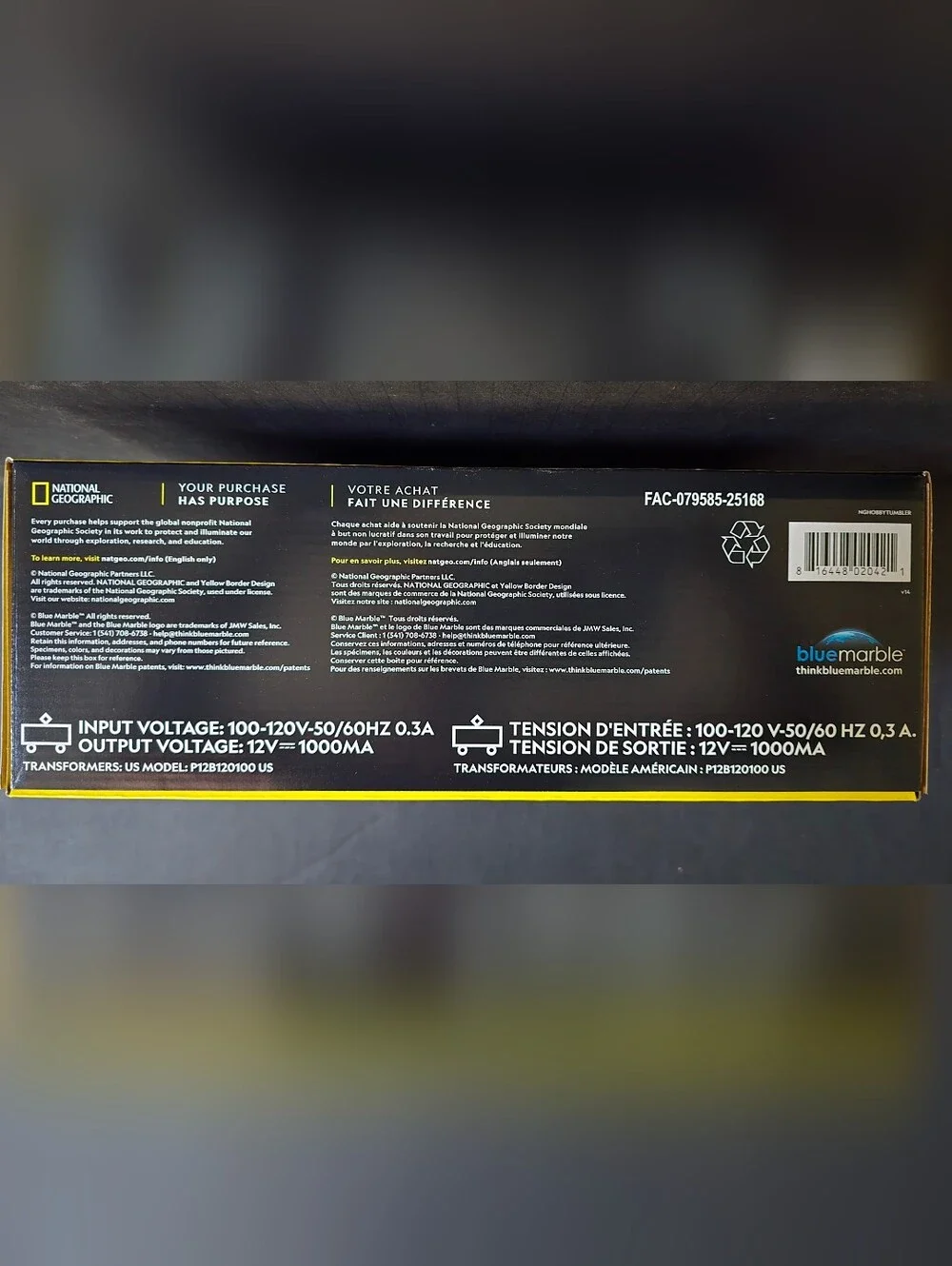 NEW National Geographic Rock Tumbler - Hobby Edition